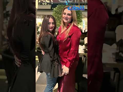 طلت بالحرير الأحمر وجمعت الحبايب: لقطات من عيد ميلاد رانيا محمود ياسين