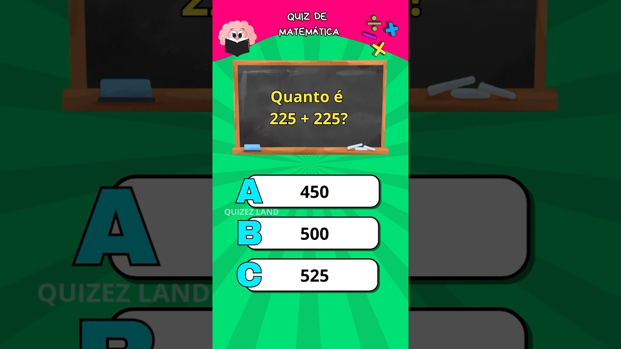 Desafie sua Mente com Nosso Quiz de Matemática! 🧠