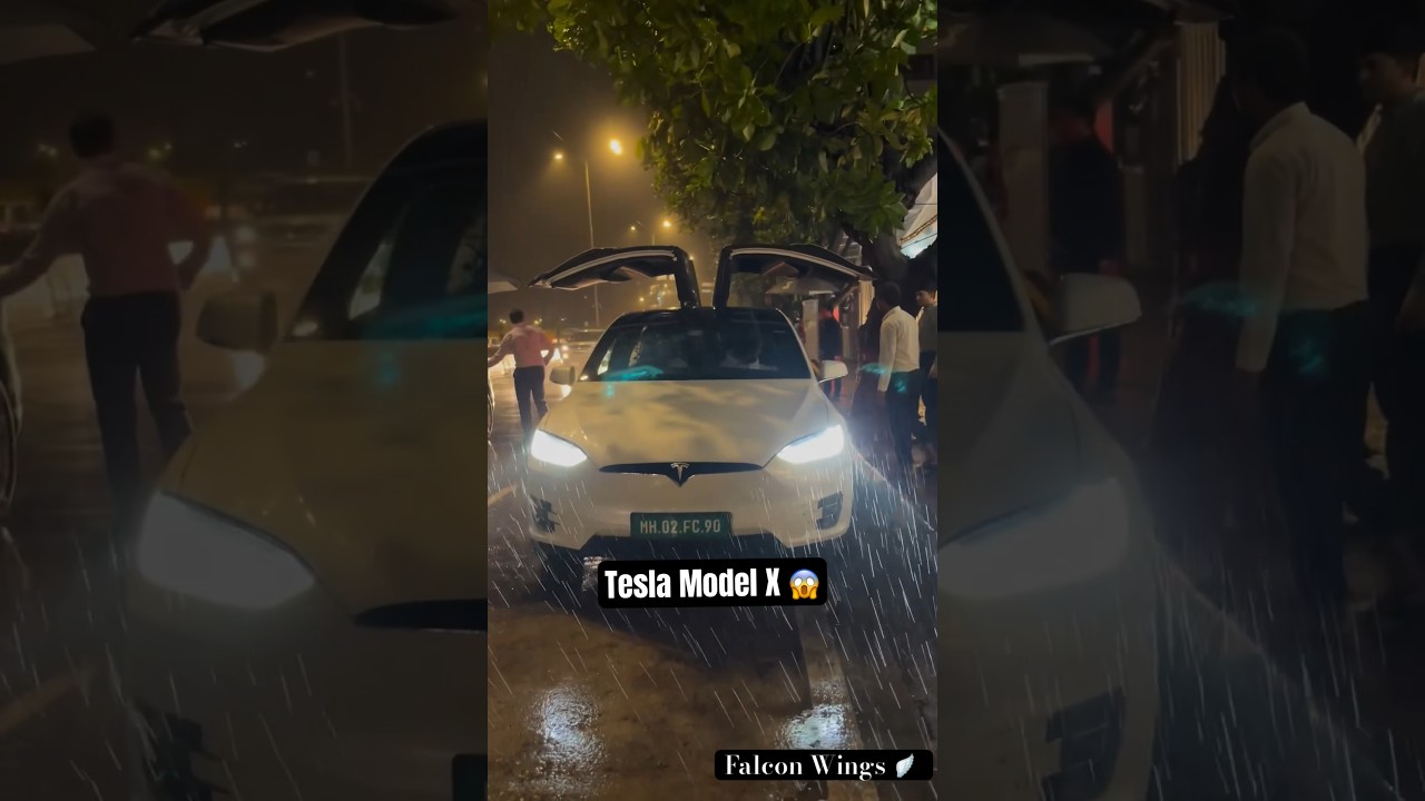 Tesla Model X with Wing Doors in Mumbai π