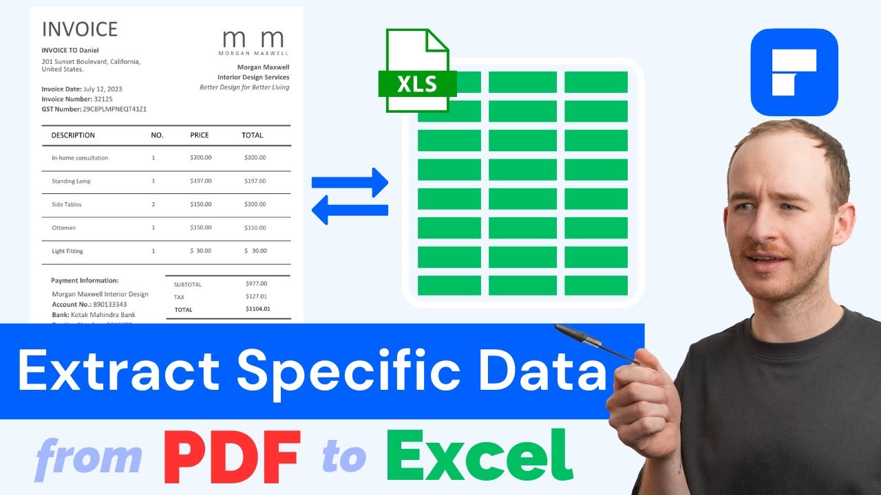Extract Data from PDF to Excel Easily ๐