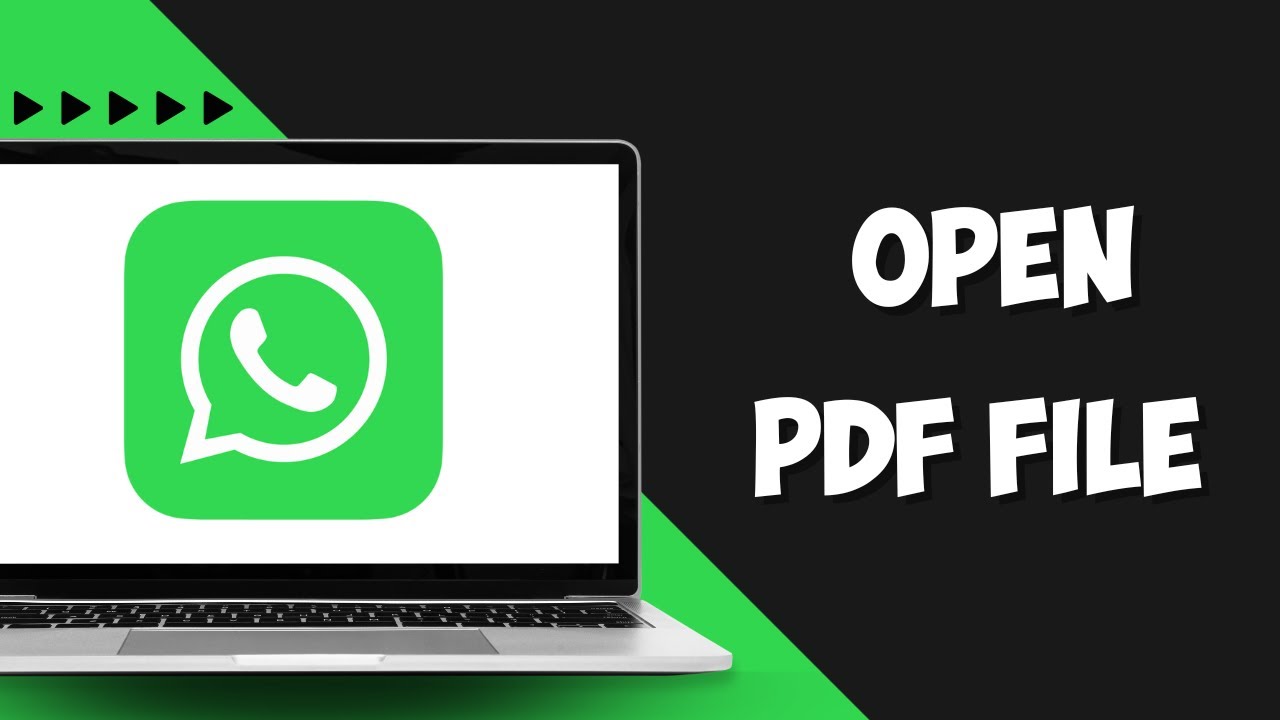 How to Open PDF Files Received on WhatsApp on Your Laptop
