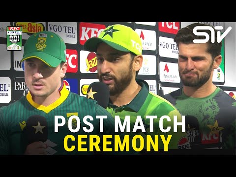 Post Match Ceremony | Pakistan vs South Africa ODI Series 2025 | 1st ODI | PCB | M3U1K