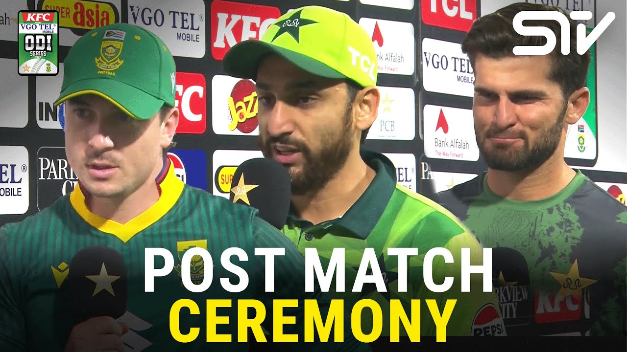 Pakistan vs South Africa ODI Series 2025 - Post Match Ceremony (1st ODI)
