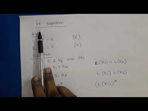 Theory of Computation: Regular Expression