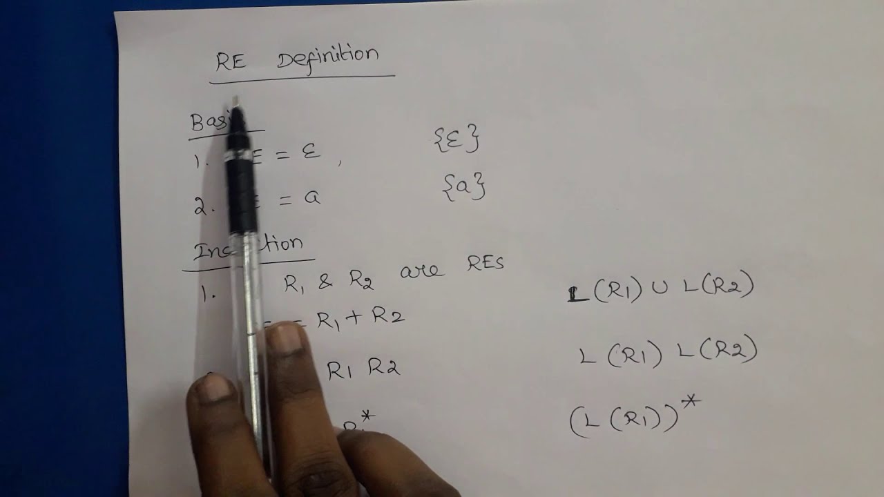 Mastering Regular Expressions in Theory of Computation π§