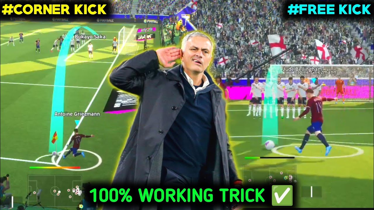 Efootball 2026: 100% Corner & Free Kick Trick ✅