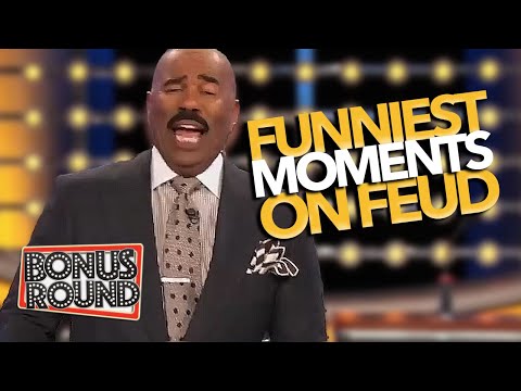 FUNNIEST Steve Harvey Moments & Answers On Family Feud EVER