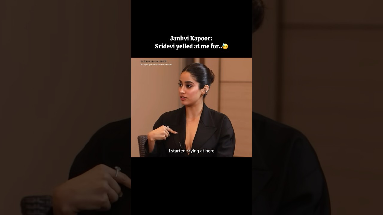Janhvi Kapoor Reveals Mom Sridevi Yelled at Her Over Haircut During 'Dhadak' 🎬