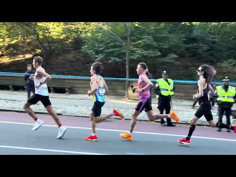 Benson Kipruto NYC Marathon 2025 winner in Action