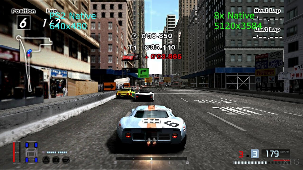 [#1574] Gran Turismo 4 - PS2 Native vs Native 4K PCSX2 Gameplay (Graphics Comparison)