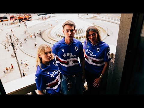 U.C. Sampdoria Home Kit 2025/26 by Macron
