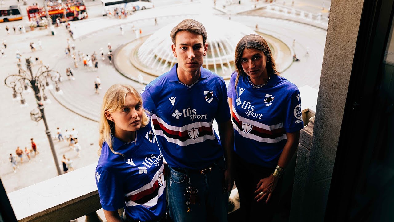 Scopri la Nuova Home Kit 2025/26 di U.C. Sampdoria by Macron ⚽