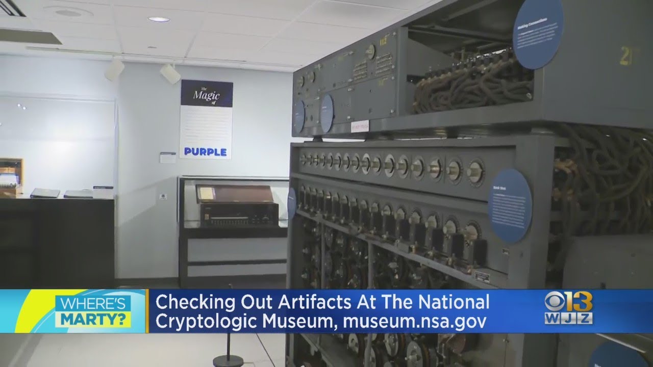Where's Marty? At the National Cryptological Museum ahead of its grand re-opening