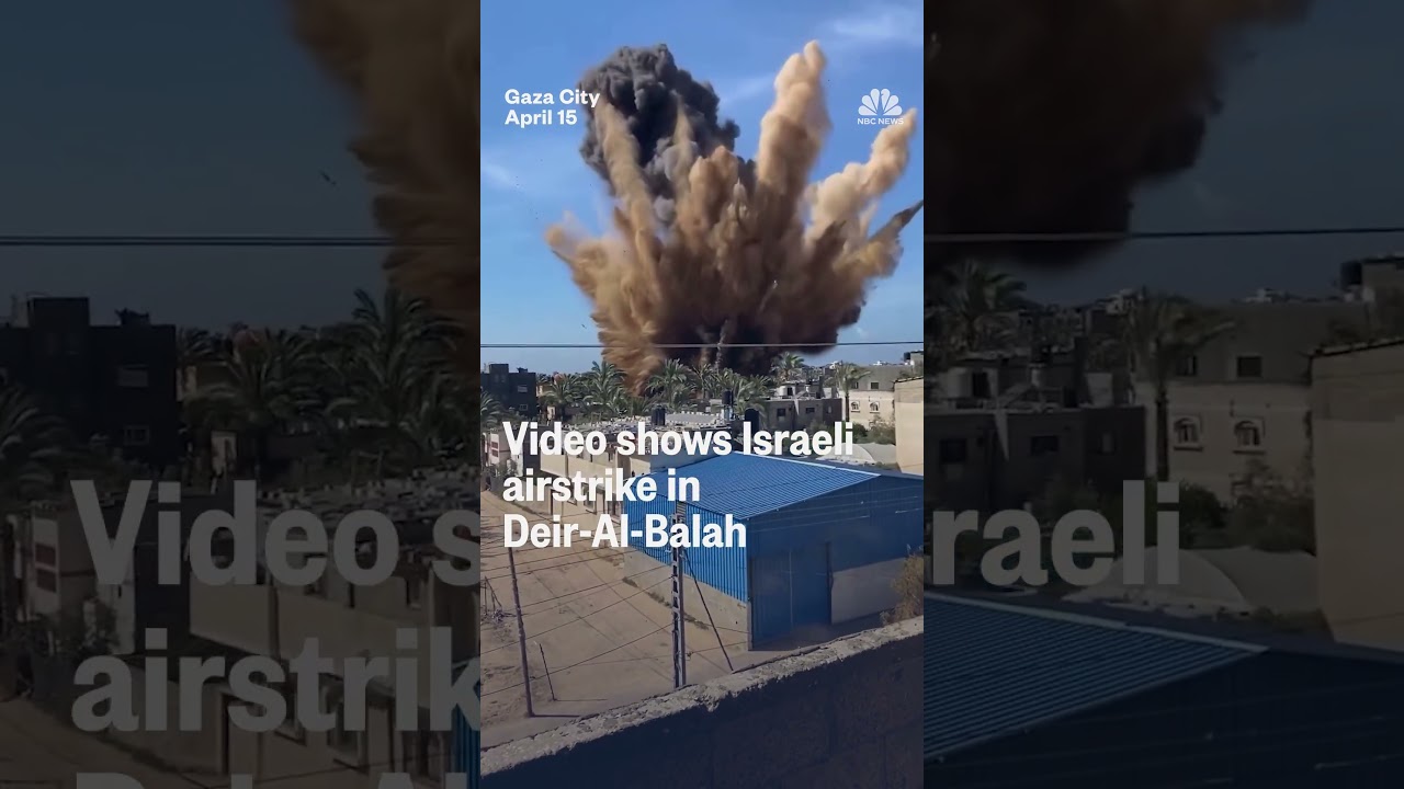 Israeli Airstrike in Deir-Al-Balah 🚁