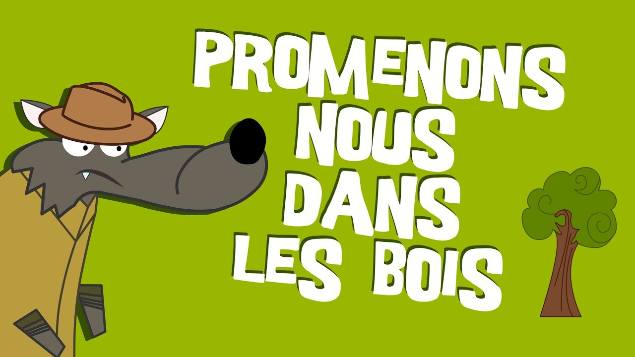 Promenons-nous dans les bois - Comptine pour enfants 🎶