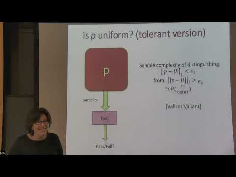 Is your distribution in shape? - Ronitt Rubinfeld