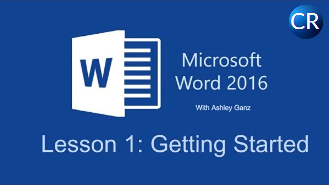 Microsoft Word 2016 Beginner Guide - Lesson 1 π