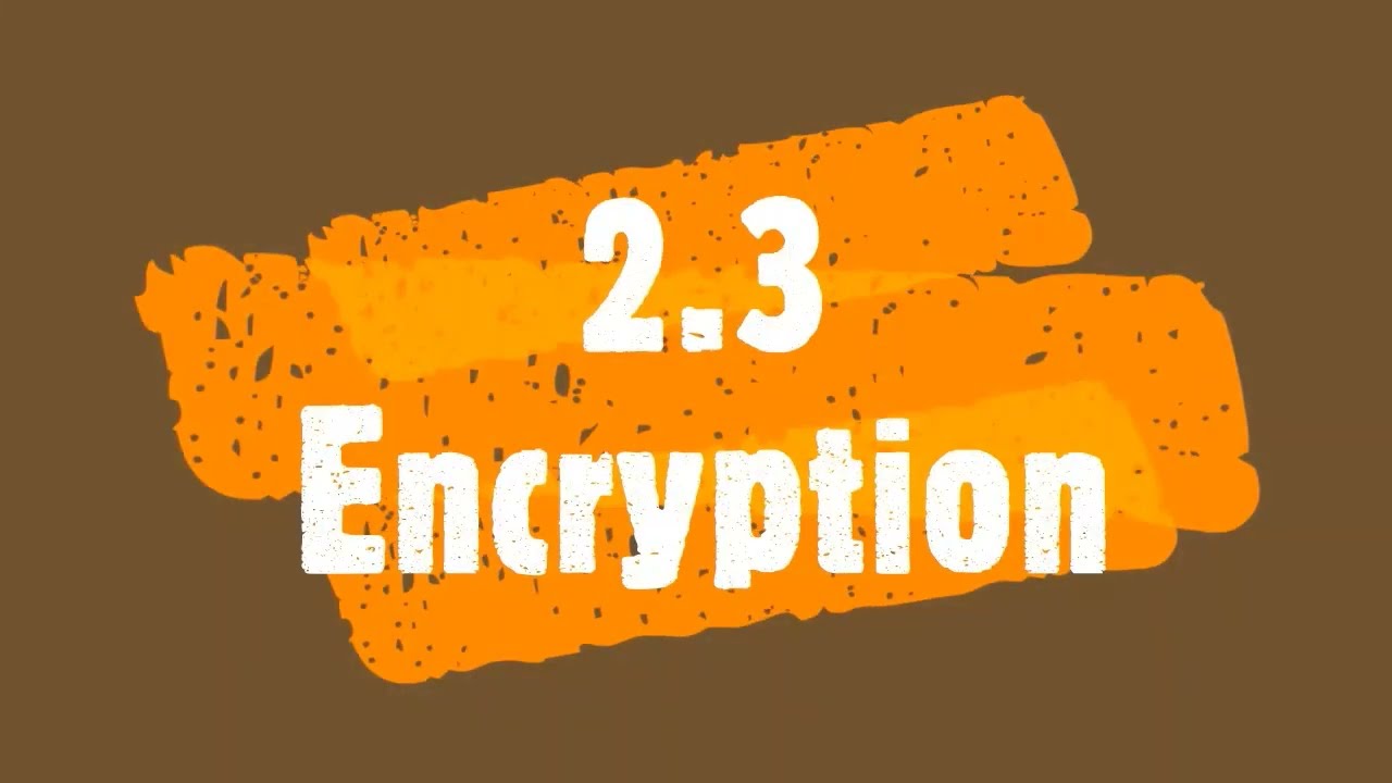 Master Section 2.3 Encryption in Computer Science 2210 π