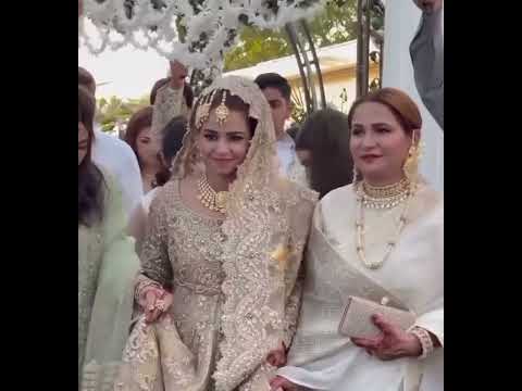 Actress @Beena Chaudhary daughter @Hareem Sohail Khan  nikkah happening in Karachi Pakistan🇵🇰#nikkah