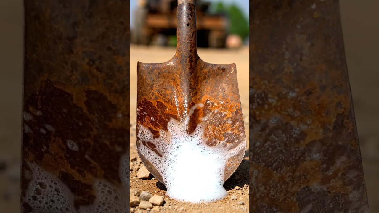 Rusty Shovel Head Deep Clean Transformation 😱✨