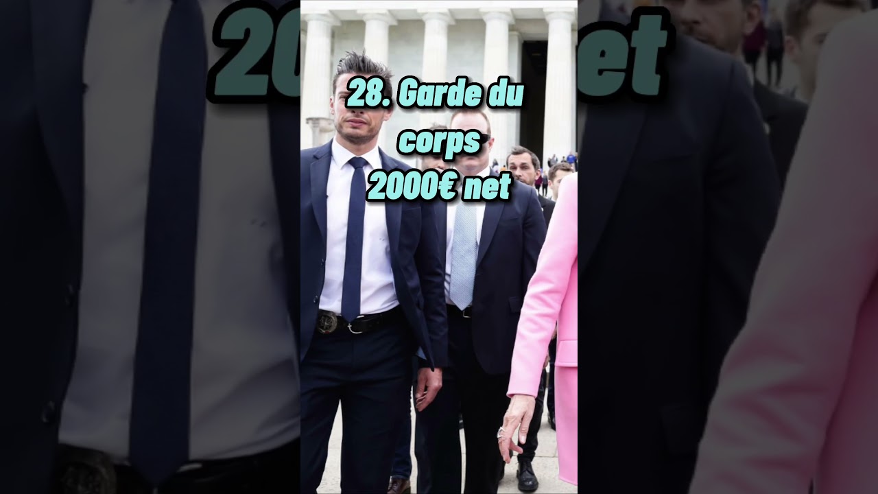 Top 40 des salaires dans le secteur de la sécurité