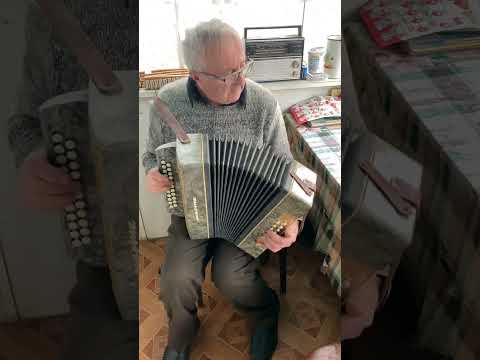 Vintage Folk Garmoska, Ukrainian Garmoska, 2 voice, 23x12, Melodic garmoska, Marichka garmoska