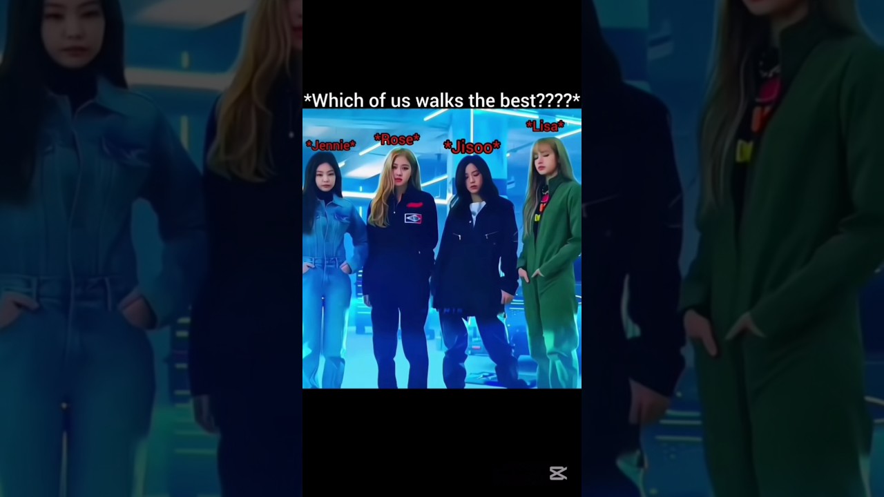 Blackpink Members Walking Challenge: Who Do You Think Walks the Best? 🤔