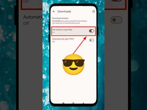 Google Chrome Download Settings / Where save your files 😎#shorts
