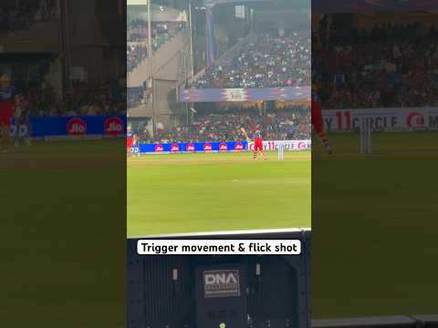 BEST FLICK SHOT by Virat Kohli on Mitchell Starc bowling #ipl2024
