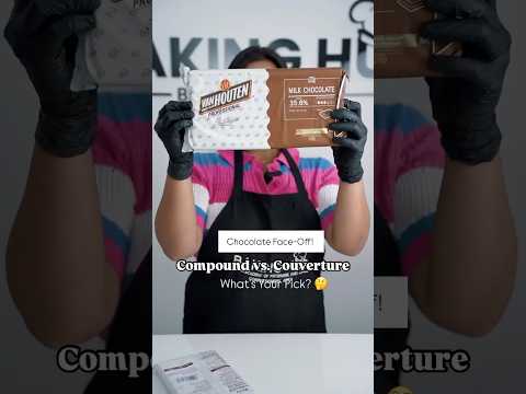 Compound vs Couverture Chocolate: What’s the Difference? 🍫 #chocolate #bakinghubacademy #chocolates