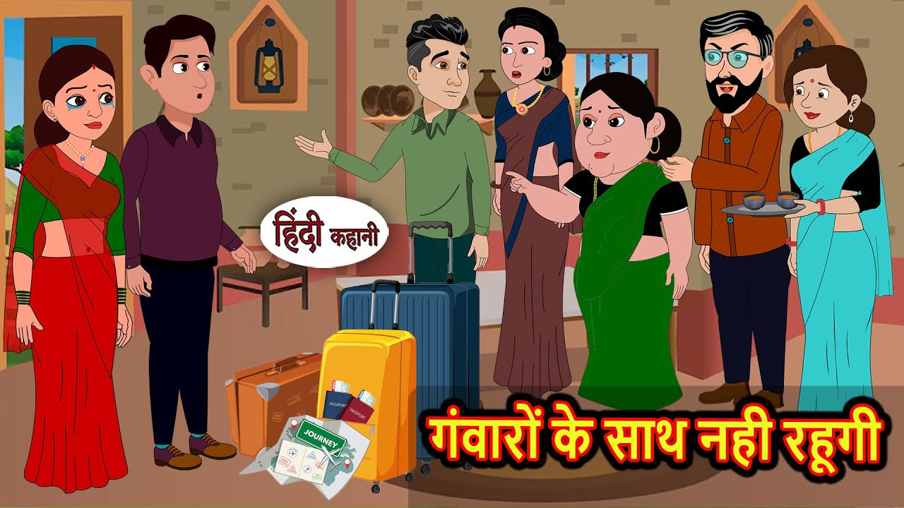 गंवारों के साथ नहीं रहूंगी: मजेदार और शिक्षाप्रद कहानी | Bedtime Fairy Tales in Hindi 💤