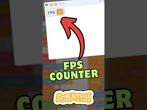 FPS Counter in Scratch 😍😍 #scratch #scratchprogramming #shorts