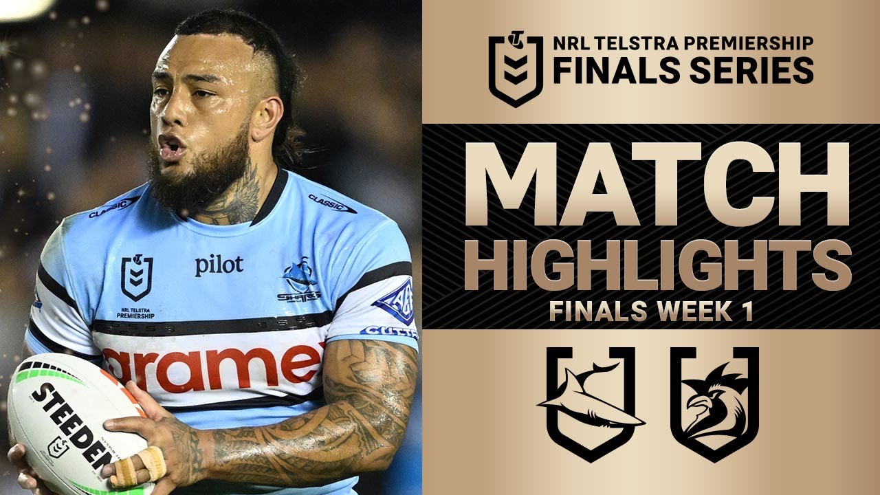 2025 NRL Finals Week 1: Sharks vs Roosters Highlights 🏉