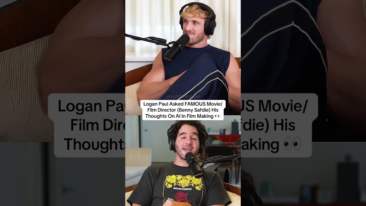 Logan Paul Questions Benny Safdie on AI in Film 🎬