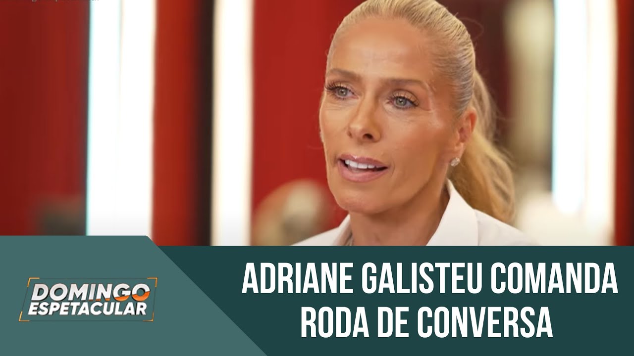 Adriane Galisteu Conduz Debate sobre Menopausa no 'Domingo Espetacular' 🌸