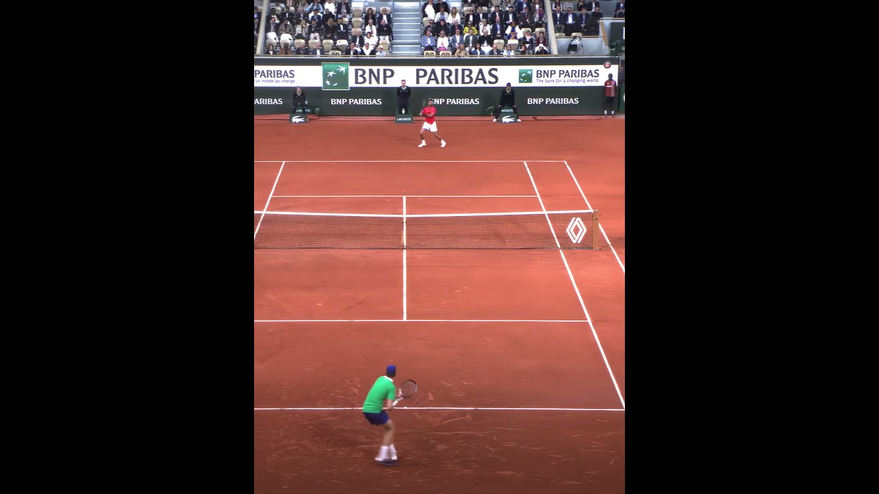 Djokovic's Amazing Reaction to Epic Rally Against Sinner ๐พ