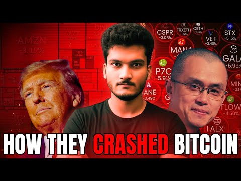 REAL REASON FOR BITCOIN CRASH - TRUMP AND BINANCE EFFECT ON CRYPTO MARKETS