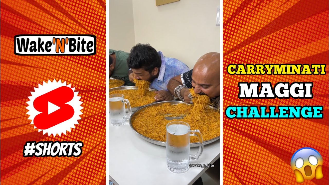 CARRYMINATI Takes the Ultimate Maggi Eating Challenge! 🔥