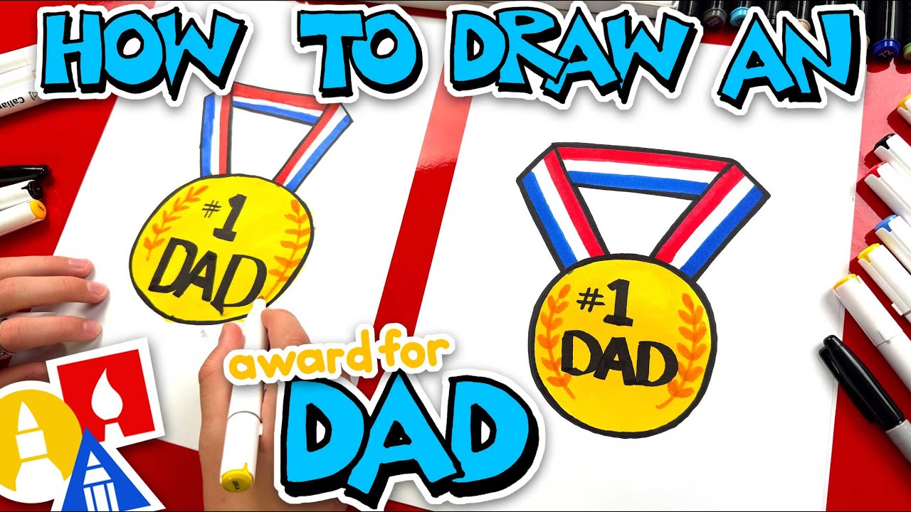 How to Draw an Award for Best Dad