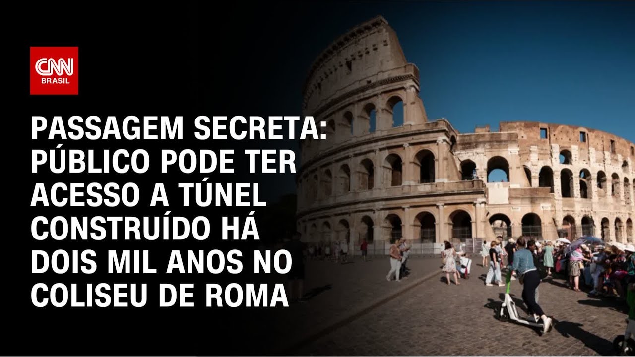 Coliseu de Roma abre passagem subterrânea ao público