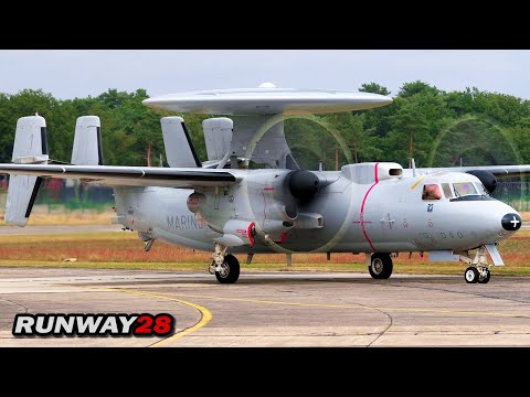 French Aeronavale E-2C Hawkeye @Kleine-Brogel Spotter Day, Belgium