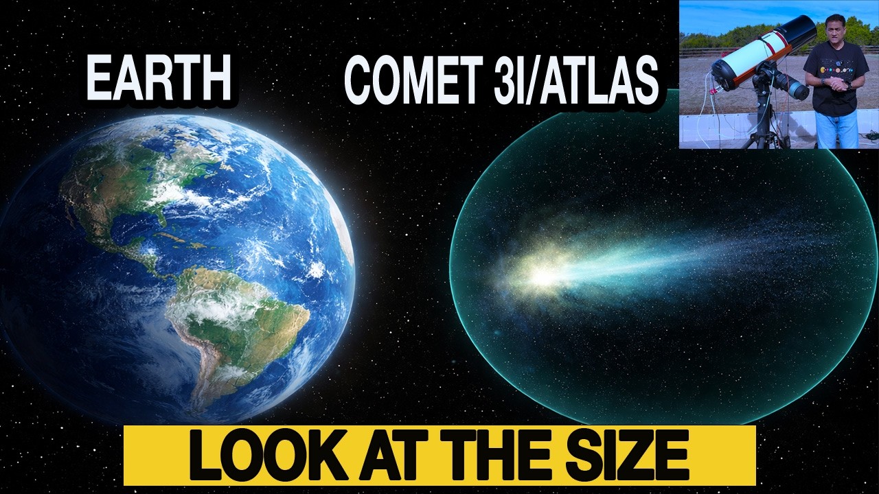 Comet 3I ATLAS Is BIGGER Than You Think — JUICE Revealed Its True Size  Are Recent Fireballs Connect