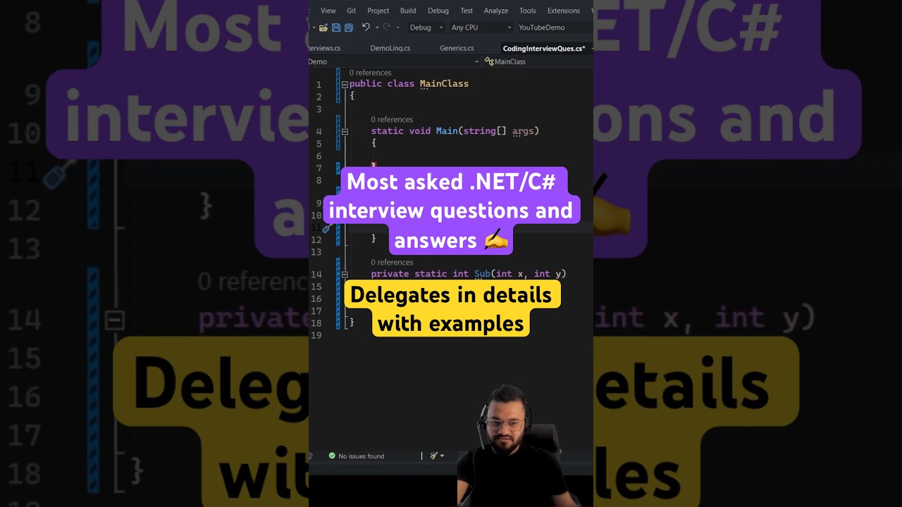 Understanding Delegates in C# – Top .NET Interview Question 🔍