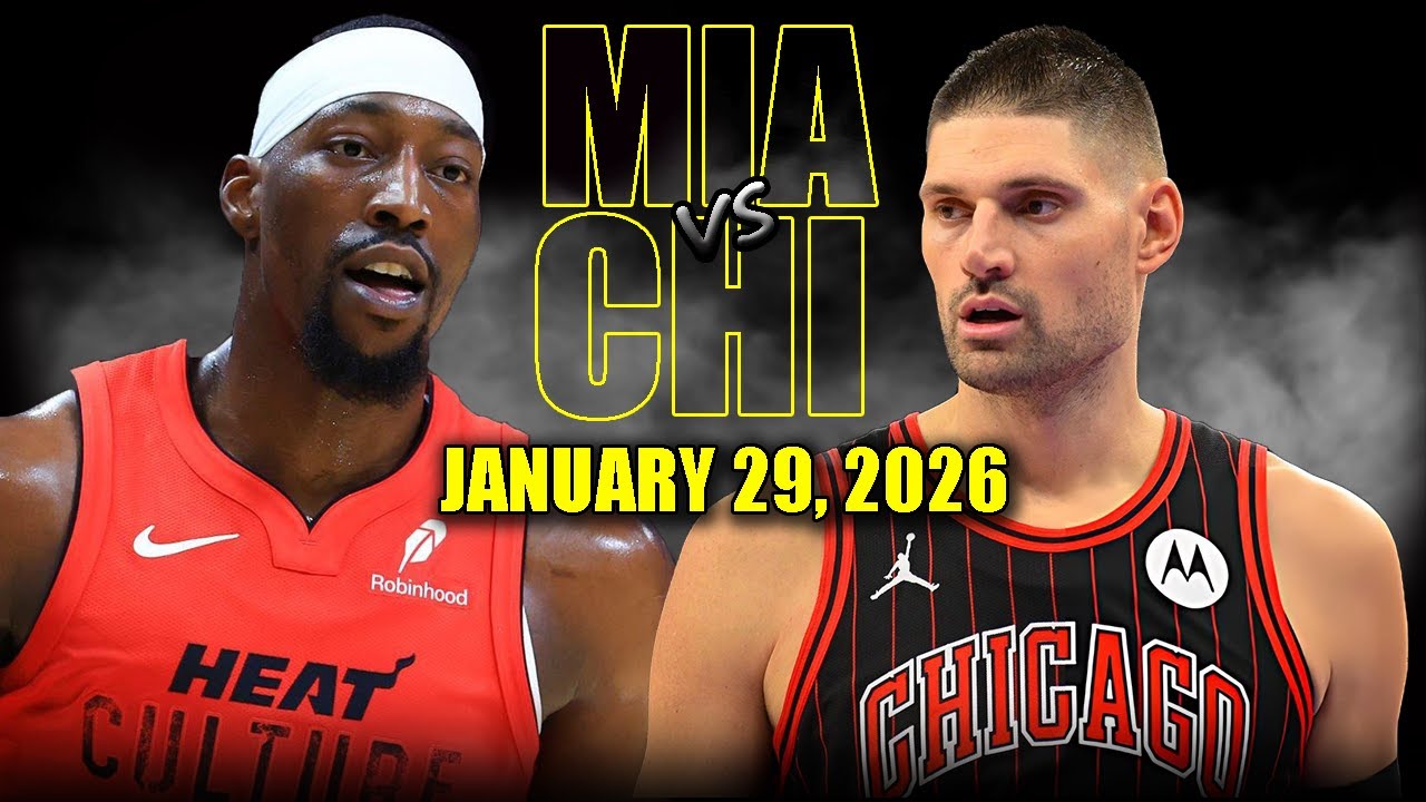Miami Heat vs Chicago Bulls Full Game Highlights – January 29, 2026 | NBA Season