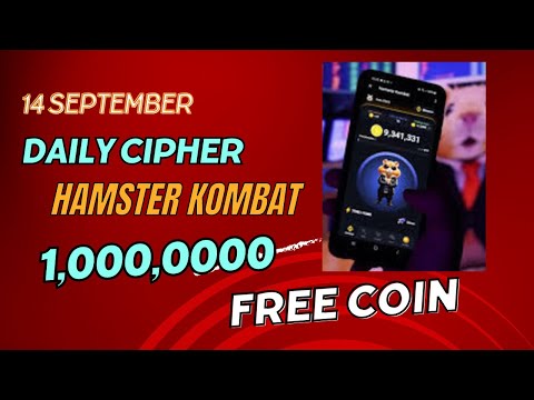 Hamster Kombat Daily Cipher Morse Code 14 September 2024 #hamsterkombat