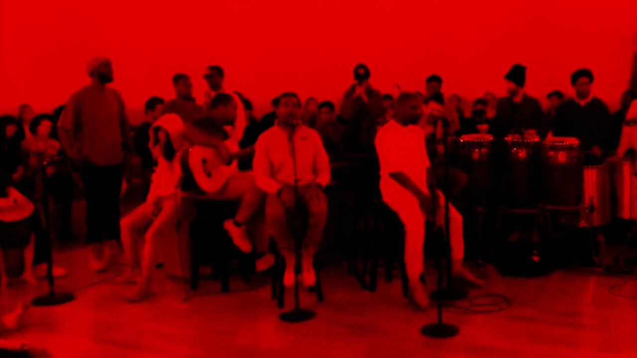 Kanye West performs "Ghost Town" with 070 Shake and the Sunday Service Choir