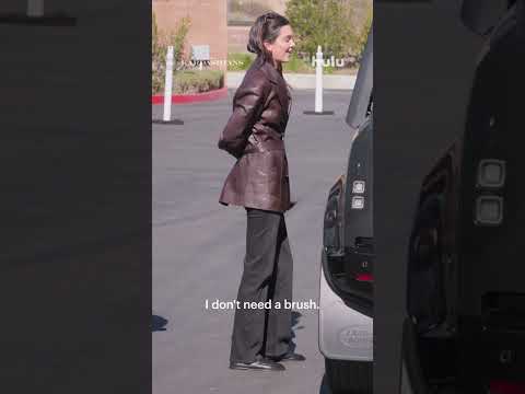 Kendall's messy hair is a vibe | The Kardashians | Hulu #shorts