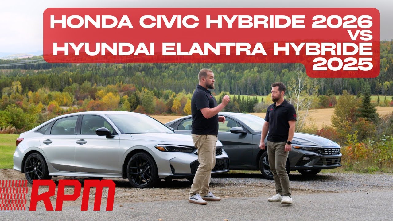 Comparo : Honda Civic hybride 2026 contre Hyundai Elantra hybride 2025