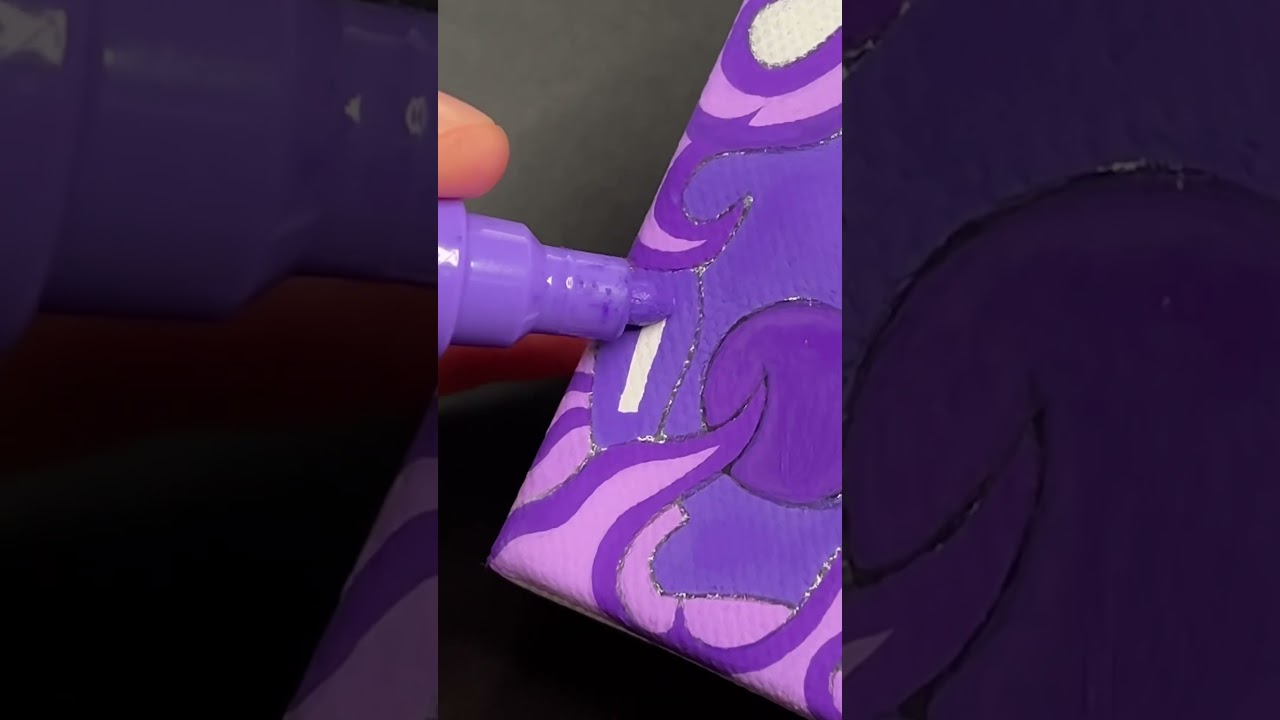 Purple-Only Drawing Challenge 🎨