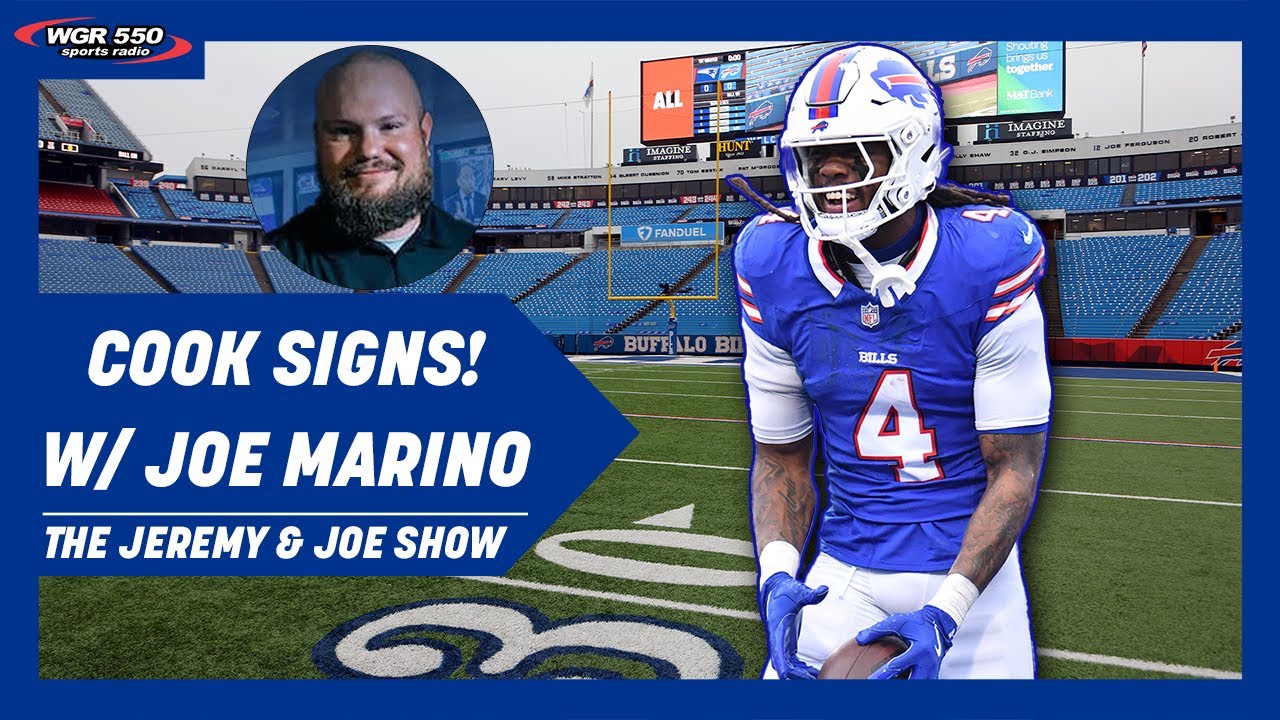 Joe Marino Reacts to James Cook's New Contract 📝 | The Jeremy & Joe Show